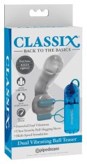 Classix-Nakładka Na Jądra 2 Wibrobullety Niebieski Classix