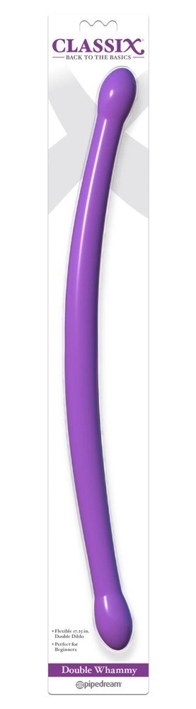 Classix-Podwójne Dildo Elastyczne 44cm Fioletowe Classix Classix-Podwójne Dildo Elastyczne 44cm Fioletowe Classix