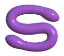 Classix-Podwójne Dildo Elastyczne 44cm Fioletowe Classix