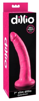 Dillio - Realistyczne Naturalne Dildo Różowe 20cm Dillio