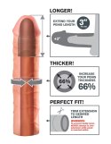 Fantasy X-Tensions - Nakładka Na Penisa 66% Większy Penis +7.6cm Cielisty Fantasy X-TENSIONS