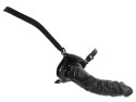 Fetish Fantasy Series - Strap-On Z Elastycznym Czarnym Dildo 20 cm Fetish Fantasy Series