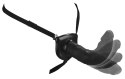 Fetish Fantasy Series - Strap-On Z Elastycznym Czarnym Dildo 20 cm Fetish Fantasy Series