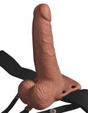 Fetish Fantasy Series - Strap-On Z Naturalnym Dildo Z Jądrami I Wibracjami Fetish Fantasy Series