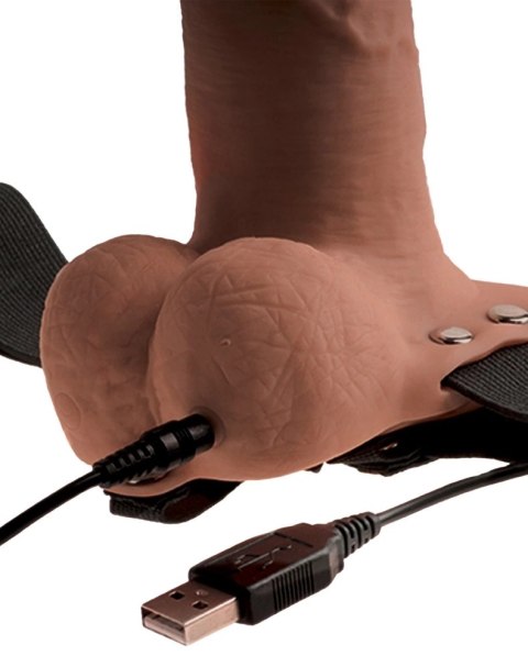 Fetish Fantasy Series - Strap-On Z Naturalnym Dildo Z Jądrami I Wibracjami Fetish Fantasy Series Fetish Fantasy Series - Strap-On Z Naturalnym Dildo Z Jądrami I Wibracjami Fetish Fantasy Series
