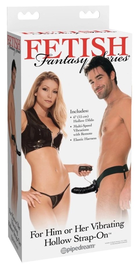 Fetish Fantasy Series - Strap-On Z Naturalnym Zakrzywionym Wibratorem 17 cm Fetish Fantasy Series Fetish Fantasy Series - Strap-On Z Naturalnym Zakrzywionym Wibratorem 17 cm Fetish Fantasy Series