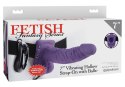 Fetish Fantasy Series - Strap-On Z Naturalnym Zakrzywionym Wibratorem Fiolet Fetish Fantasy Series