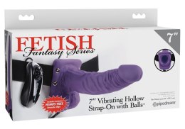 Fetish Fantasy Series - Strap-On Z Naturalnym Zakrzywionym Wibratorem Fiolet Fetish Fantasy Series