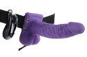 Fetish Fantasy Series - Strap-On Z Naturalnym Zakrzywionym Wibratorem Fiolet Fetish Fantasy Series