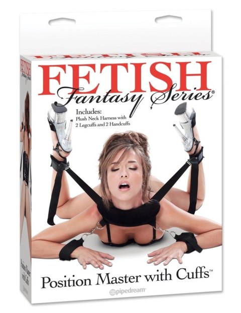 Fetish Fantasy Series - Uprząż Na Nogi I Ręce Z Obrożą Na Szyję Czarna Fetish Fantasy Series Fetish Fantasy Series - Uprząż Na Nogi I Ręce Z Obrożą Na Szyję Czarna Fetish Fantasy Series