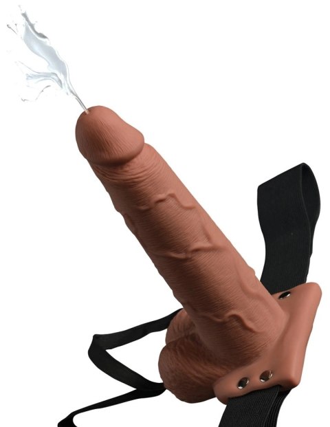 Fetish Fantasy Series - Uprząż Strap-On Z Dildo Z Wytryskiem 21,6 cm Brązowe Fetish Fantasy Series Fetish Fantasy Series - Uprząż Strap-On Z Dildo Z Wytryskiem 21,6 cm Brązowe Fetish Fantasy Series