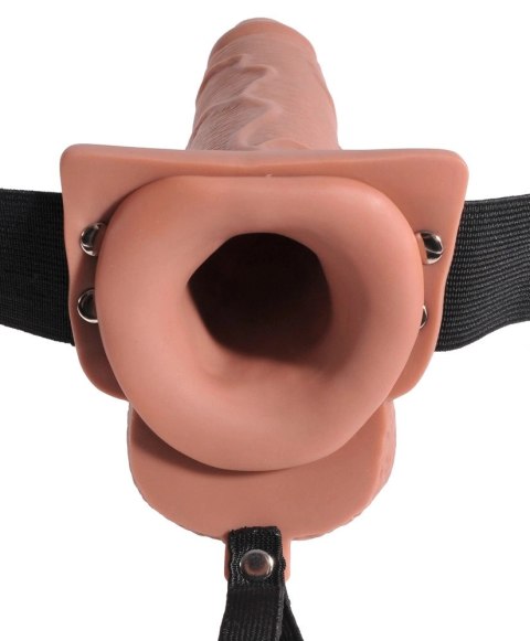 Fetish Fantasy Series - Uprząż Strap-On Z Dildo Z Wytryskiem 21,6 cm Brązowe Fetish Fantasy Series Fetish Fantasy Series - Uprząż Strap-On Z Dildo Z Wytryskiem 21,6 cm Brązowe Fetish Fantasy Series