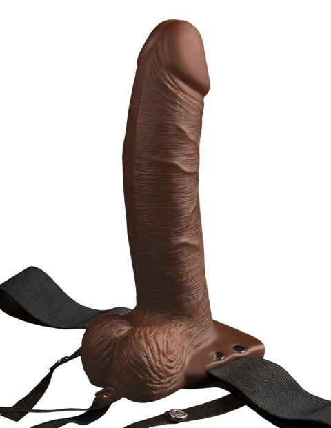 Fetish Fantasy Series - Uprząż Strap-On Z Naturalnym Ciemnym Wibratorem + Pilot Fetish Fantasy Series Fetish Fantasy Series - Uprząż Strap-On Z Naturalnym Ciemnym Wibratorem + Pilot Fetish Fantasy Series