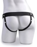 Fetish Fantasy Series - Uprząż Strap-On Z Naturalnym Ciemnym Wibratorem + Pilot Fetish Fantasy Series