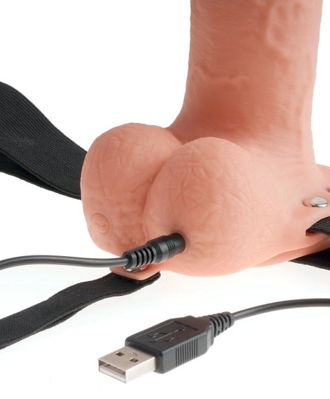 Fetish Fantasy Series - Uprząż Strap-On Z Pustym Naturalnym Wibratorem 19cm Fetish Fantasy Series Fetish Fantasy Series - Uprząż Strap-On Z Pustym Naturalnym Wibratorem 19cm Fetish Fantasy Series