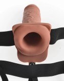 Fetish Fantasy Series - Uprząż Strap-On Z Pustym Naturalnym Wibratorem 21cm Fetish Fantasy Series