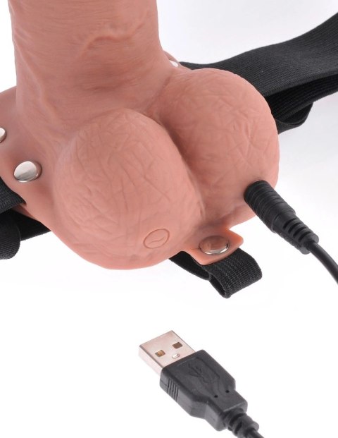 Fetish Fantasy Series - Uprząż Strap-On Z Pustym Naturalnym Wibratorem 21cm Fetish Fantasy Series Fetish Fantasy Series - Uprząż Strap-On Z Pustym Naturalnym Wibratorem 21cm Fetish Fantasy Series