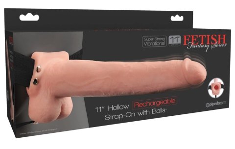 Fetish Fantasy Series - Uprząż Strap-On Z Pustym Naturalnym Wibratorem Fetish Fantasy Series