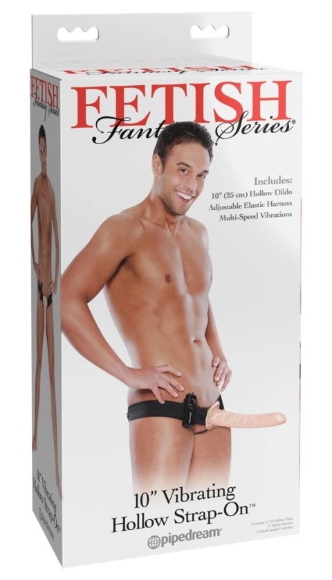 Fetish Fantasy Series - Uprząż Strap-On Z Pustym Naturalnym Wibratorem + Pilot Fetish Fantasy Series Fetish Fantasy Series - Uprząż Strap-On Z Pustym Naturalnym Wibratorem + Pilot Fetish Fantasy Series
