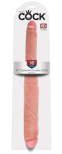 King Cock - Podwójne Realistyczne Dildo 41 CM Jasny Kolor Skóry King Cock