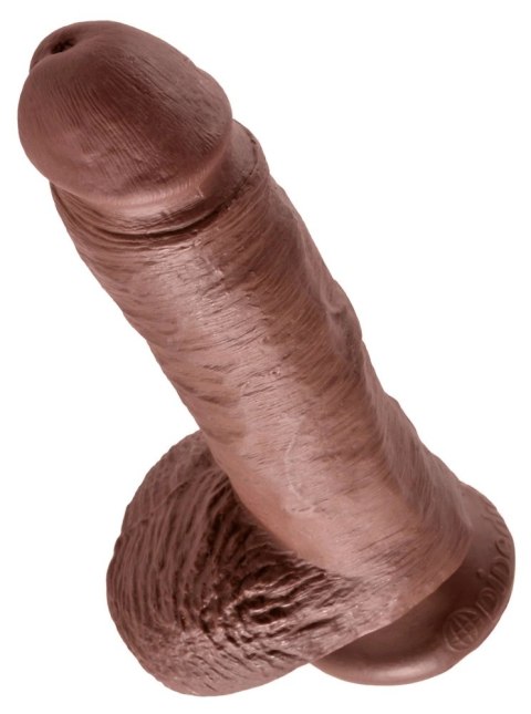 King Cock - Realistyczne Dildo Z Żołędziem Jądrami I Żyłkami 20 CM Ciemny Kolor Skóry King Cock King Cock - Realistyczne Dildo Z Żołędziem Jądrami I Żyłkami 20 CM Ciemny Kolor Skóry King Cock