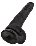 King Cock - Realistyczne Duże Dildo Z Przyssawką 36 CM Czarny King Cock
