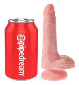King Cock - Realistyczne Naturalne Dildo Z Przyssawką 15 CM Jasny Kolor Skóry King Cock