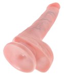 King Cock - Realistyczne Naturalne Dildo Z Przyssawką 15 CM Jasny Kolor Skóry King Cock