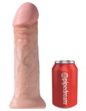 King Cock - Realistyczne Naturalne Dildo Z Żyłkami I Żołędziem 28 CM Jasny Kolor Skóry King Cock