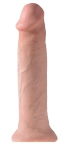 King Cock - Realistyczne Naturalne Dildo Z Żyłkami I Żołędziem 36 CM Jasny Kolor Skóry King Cock