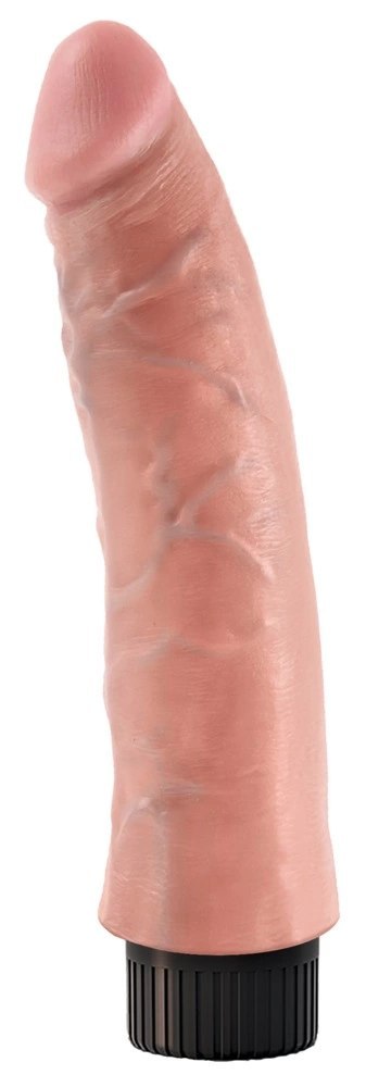 King Cock - Realistyczny Wibrator Jak Naturalny Penis Z Przyssawką 18 CM Jasny Kolor Skóry King Cock King Cock - Realistyczny Wibrator Jak Naturalny Penis Z Przyssawką 18 CM Jasny Kolor Skóry King Cock