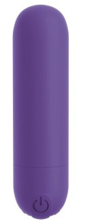 OMG! - Mini Wibrator Wibrobullet 10 Trybów Wibracji 7,6cm Fioletowy OMG!