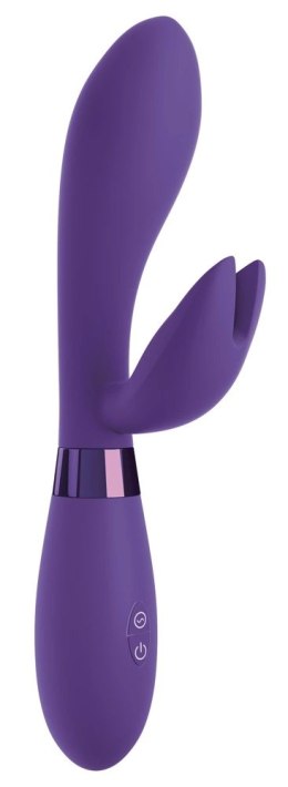 OMG! - Wibrator Króliczek Z 10 Trybami Wibracji Fioletowy 21cm OMG!