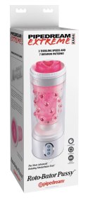 PET - Wibrujący Masturbator Z 7 Trybami Rotacji I 3 Prędkościami Przezroczysty Pipedream Extreme Toyz