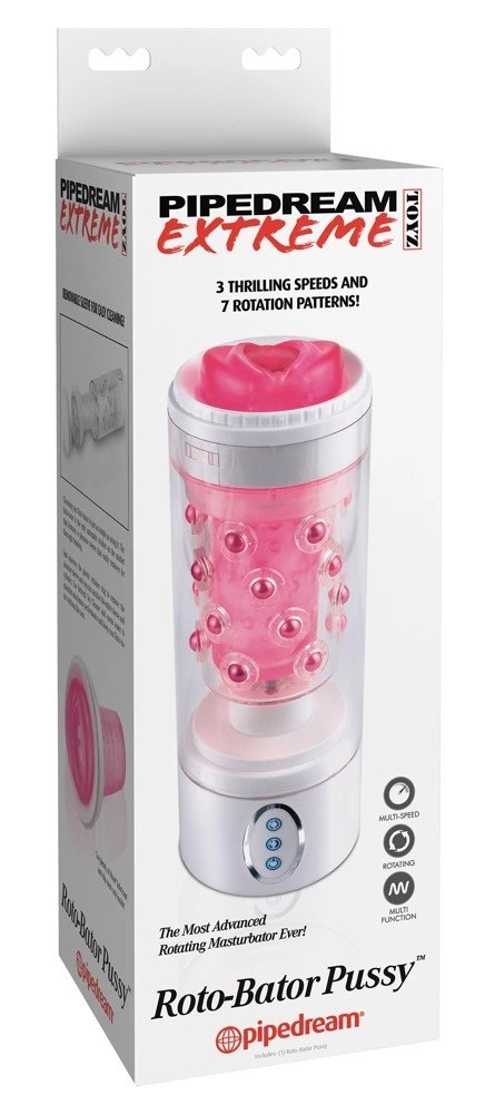 PET - Wibrujący Masturbator Z 7 Trybami Rotacji I 3 Prędkościami Przezroczysty Pipedream Extreme Toyz PET - Wibrujący Masturbator Z 7 Trybami Rotacji I 3 Prędkościami Przezroczysty Pipedream Extreme Toyz