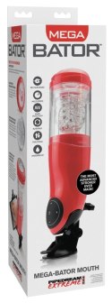 PET - Wibrujący Masturbator Z Otworem Ust I Uchwytem Na Tablet Czerwony Pipedream Extreme Toyz
