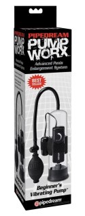 Pump Worx - Przezroczysta Pompka Do Penisa Begginer's Vibratibg Pump Worx