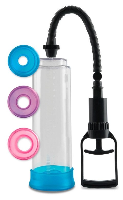 Pump Worx - Przezroczysta Pompka Do Penisa Cock Trainer Z 3 Wymiennymi Mankietami Pump Worx Pump Worx - Przezroczysta Pompka Do Penisa Cock Trainer Z 3 Wymiennymi Mankietami Pump Worx