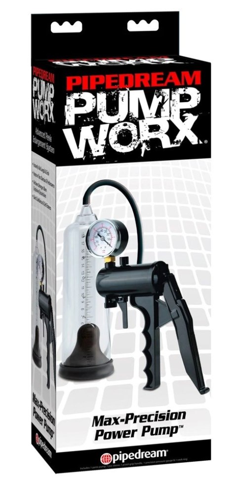 Pump Worx - Przezroczysta Pompka Do Penisa Max-Precision Pump Worx Pump Worx - Przezroczysta Pompka Do Penisa Max-Precision Pump Worx