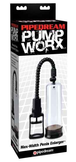 Pump Worx - Przezroczysta Pompka Do Penisa Max-Width Pump Worx