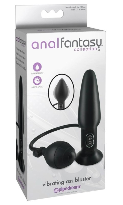 Anal Fantasy - Korek Analny Z Wibracjami I Pompką 17 Cm Analfantasy collection Anal Fantasy - Korek Analny Z Wibracjami I Pompką 17 Cm Analfantasy collection