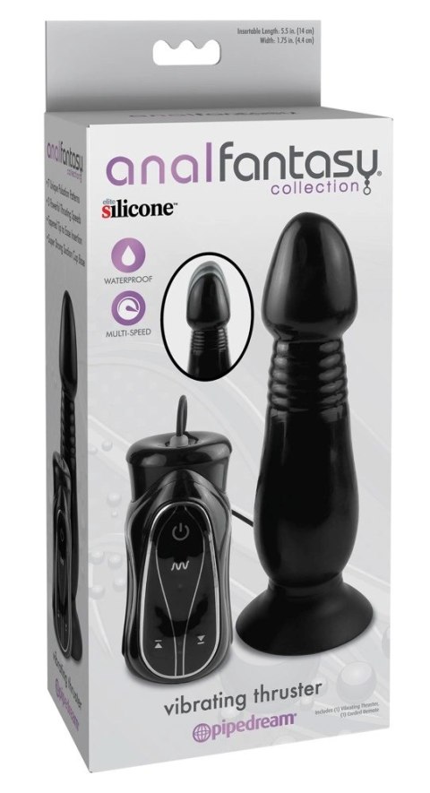 Anal Fantasy - Wibrator Analny Z Pilotem Różne Prędkości 14 Cm Analfantasy collection Anal Fantasy - Wibrator Analny Z Pilotem Różne Prędkości 14 Cm Analfantasy collection