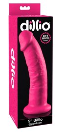 Dillio - Realistyczne Naturalne Dildo Różowe 23cm Dillio