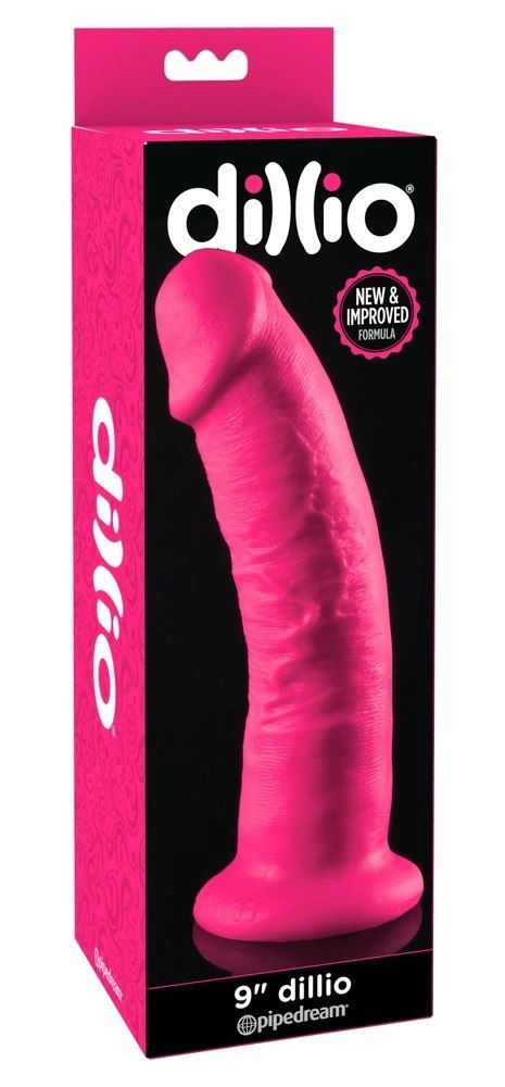 Dillio - Realistyczne Naturalne Dildo Różowe 23cm Dillio Dillio - Realistyczne Naturalne Dildo Różowe 23cm Dillio