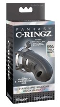 Fantasy C-Ringz- Klatka Na Penisa Z Metalową Kłódką I Kluczykiem Fantasy C-Ringz