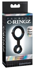 Fantasy C-Ringz- Pierścień Penisowo-Jądrowy Czarny Fantasy C-Ringz