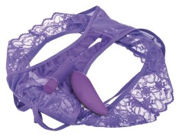 Fantasy For Her - Seksowne Koronkowe Majteczki Z Vibrobulletem I Pilotem Fantasy For Her