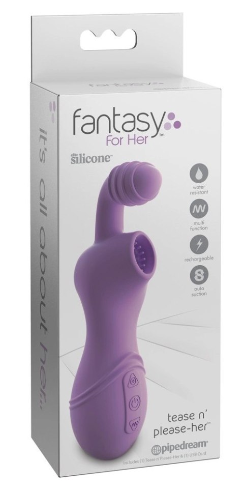 Fantasy For Her - Wibrator Łechtaczkowy Z Funkcją Ssania Fioletowy Fantasy For Her Fantasy For Her - Wibrator Łechtaczkowy Z Funkcją Ssania Fioletowy Fantasy For Her