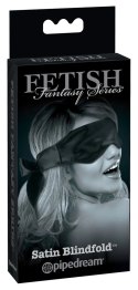 Fetish - Czarna Satynowa Maska Na Oczy Wiązana Fetish Fantasy Series Limited Edition