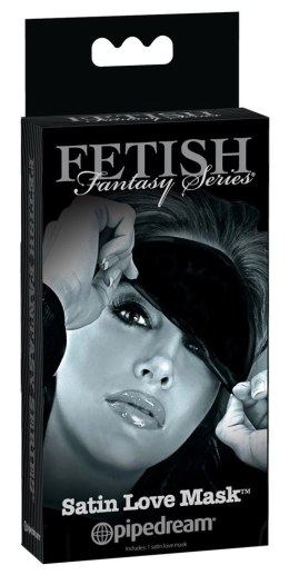 Fetish - Czarna Satynowa Maska Na Oczy Z Elastyczną Gumką Fetish Fantasy Series Limited Edition